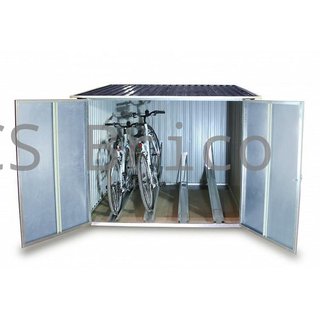 Caseta Metálica Guarda Bicicletas 202x196x140 cm - Duramax