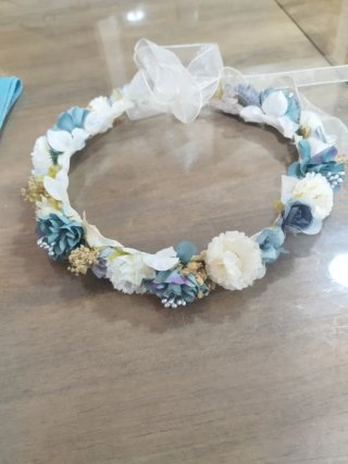 Vestido de fiesta niña encaje blanco
