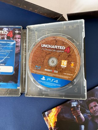 Uncharted 4: El Desenlace del Ladrón PS4 Steelbook