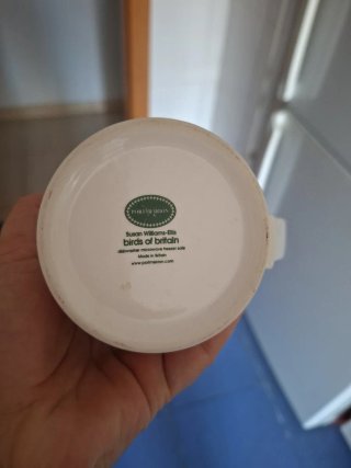 Tazas de porcelana con pájaros (3 uds)