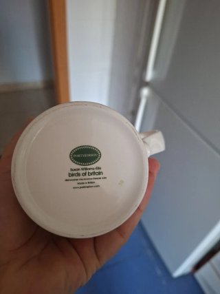 Tazas de porcelana con pájaros (3 uds)