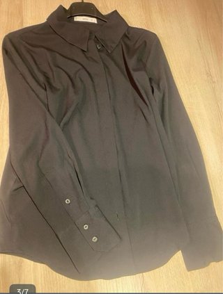 Blusa Mango Negra Talla XS