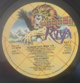 Rod Stewart - Blondes Have More Fun Vinile UK 78