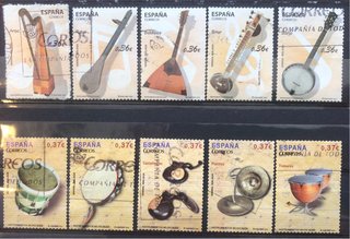 Lotto T11 - Francobolli usati Musica