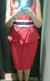 Vestido Rojo de cóctel El Ganso