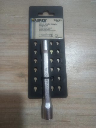 Llave tubo doble estrella Maurer 10x11mm
