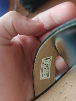 Sandalias Geox Negras Mujer Talla 38