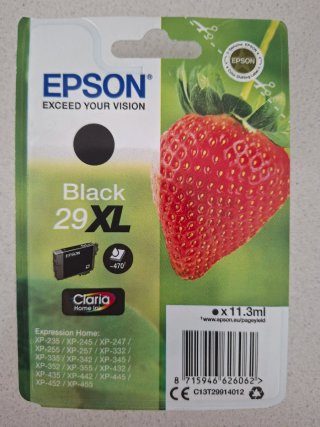 Cartucho Tinta Negra Epson 29XL