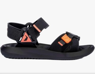 Sandalias Rider RT Papete Negro Naranja