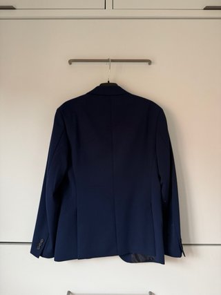 Chaqueta de traje azul hombre