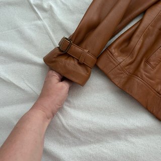 Chaqueta de piel marrón Ivonne