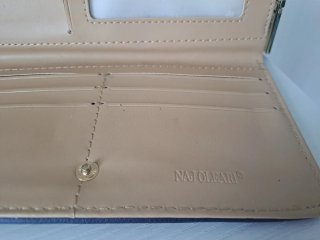 Portafoglio Naj-Oleari blu con zip