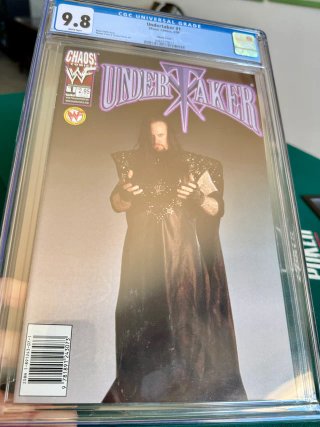 Comic Gradeado CGC 9.8 - Undertaker #1 1999 WWF