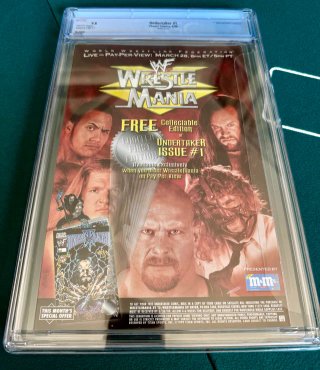 Comic Gradeado CGC 9.8 - Undertaker #1 1999 WWF