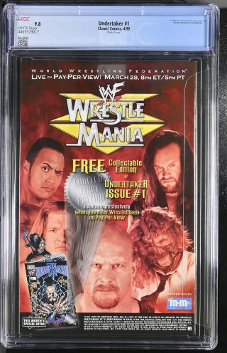 Comic Gradeado CGC 9.8 - Undertaker #1 1999 WWF