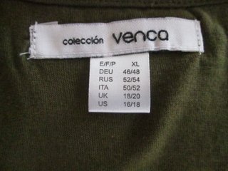CAMISETA DE TIRANTES DE MUJER TALLA XL MARCA VENCA
