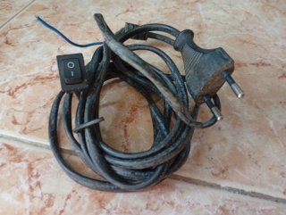 Cabo de alimentação 3m com interruptor