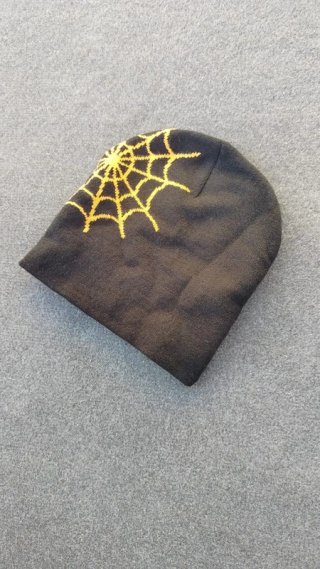 Gorro Beani Grimy Visions Streetwear Naranja Negro