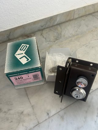 Cerradura JIS 240 Izquierda Marrón