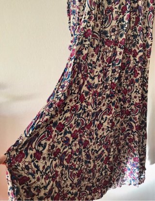 Vestido midi estampado floral