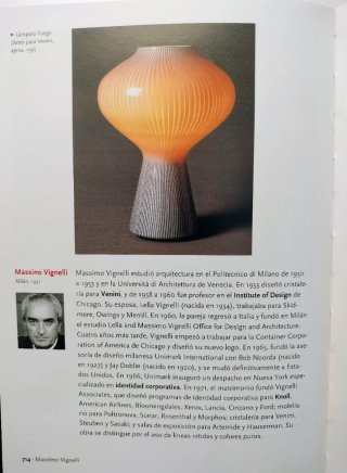 Lámpara retro vintage 'Fungo' Venini 1955