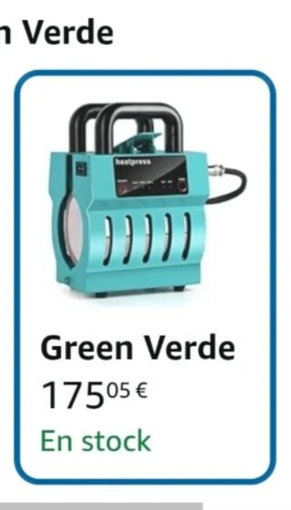 Prensa de tazas para sublimar