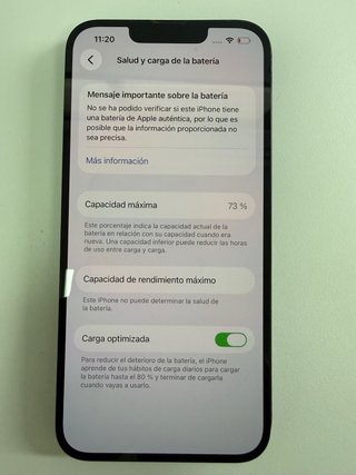 Batería Original  iPhone 13 - Salud 73%