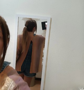 Kimono corto manica lunga aperto
