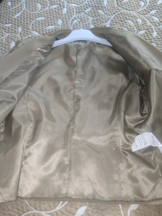 Americana Adolfo Dominguez Beige Talla42.