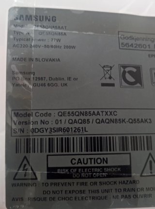 Samsung QE55QN85AAT BN44-01134A 001135A 01136A