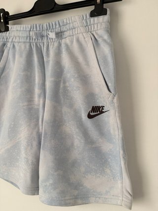 Pantalón corto Nike niño azul y blanco