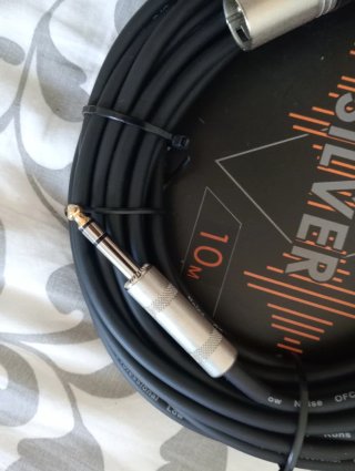 Cable de micrófono AUDIBAX 10m