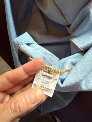 Abito lungo in denim vintage