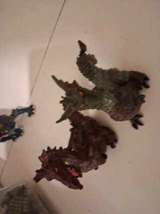 Lote 4  Dragones Juguete