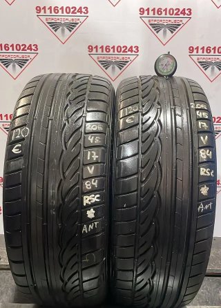 205 45 17 V DUNLOP RUEDA AL 90% VIDA UTIL