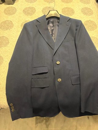 Chaqueta de caballero azul marino