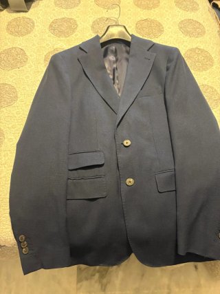 Chaqueta de caballero azul marino
