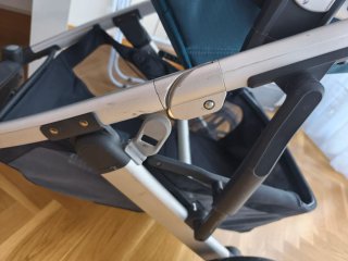 UPPAbaby Cruz V2 Verde Petróleo silla + Capazo