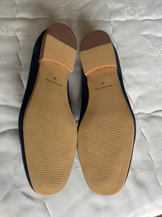Mocasines de piel azul marino Goodstep