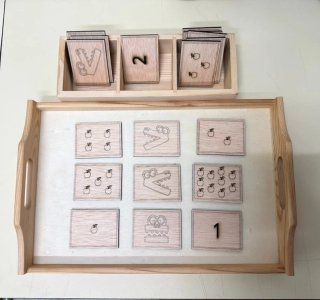 Material infantil de madera lógica oposiciones