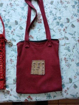 Bolsos: tela indio y punto
