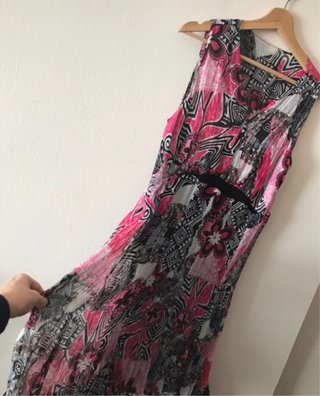 Vestido largo sin mangas