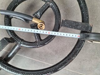 Paellero gas natural, 2 aros 40 cm.