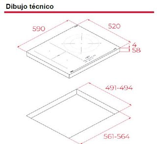 INDUCCIÓN NUEVA TEKA IBF 63210 3 AÑOS GARANTÍA