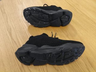 Zapatillas tipo calcetín negras ¡Como nuevas!