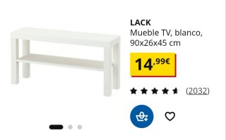 Pack IKEA. Mesa tv, espejos, baldas