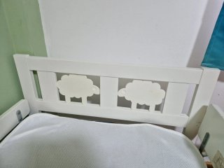 Cama infantil blanca Ikea