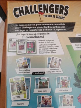Challengers Torneo de Verano Juego de Mesa