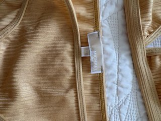 Bikini Michael Kors Dorado talla 8