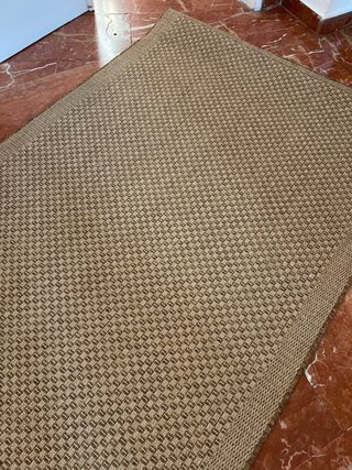 Alfombra Yute Leroy Merlin Beige/Marrón